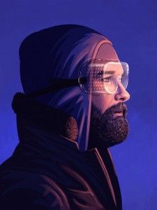 Mike Mitchell retrato de MacReady The Thing