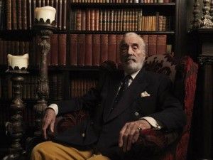 fotografía de Christopher Lee en la actualidad