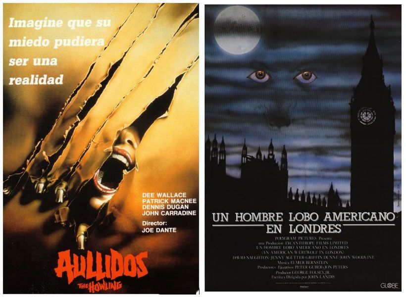 Aullidos vs Un hombre lobo americano en Londres
