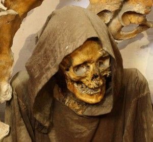 Detalle de la Cripta de los Capuchinos en Roma