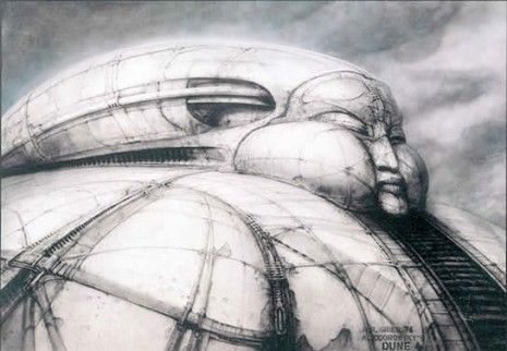 Concept art para Dune de Alejandro Jodorowsky