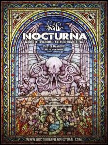 Cartel oficial de la tercera edición del Festival Internacional de Cine Fantástico de Madrid, Nocturna 2015.