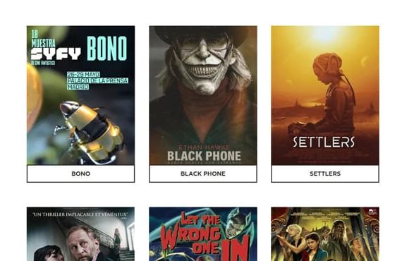 Enlace entradas 18 Muestra SYFY de Cine Fantástico
